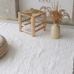 Large White Rug 170x240cm, Area Rug, Living Room Bedroom Bohemian Kids Minimal Decoration, Scandinavian - thumbnail 4
