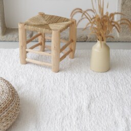 Large White Rug 170x240cm, Area Rug, Living Room Bedroom Bohemian Kids Minimal Decoration, Scandinavian - thumbnail 2