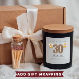 Personalised Cousin 30Th Birthday Candle Gift Card Hamper Cards B - thumbnail 2