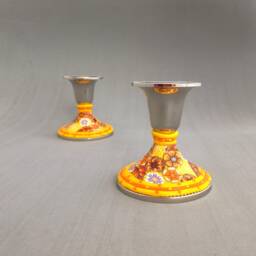Shabbat Candlestick, Floral Candlesticks, Judaica, Housewarming Gift, Candle Holders, Table Decoration, Candlestick, Bat Mitzvah, Jewish Art - thumbnail 4
