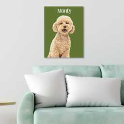 Premium Metal Print Pet Portrait - Wall Art Honour Your Furry Friend Perfect Gift For Animal Lovers - thumbnail 3