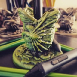 Wacom Pen Holder 3D Printed Xenomorph Giger Alien Egg Edition For Digital Artists - thumbnail 2