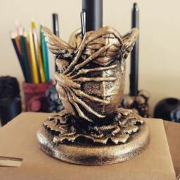 Wacom Pen Holder 3D Printed Xenomorph Giger Alien Egg Edition For Digital Artists - thumbnail 3