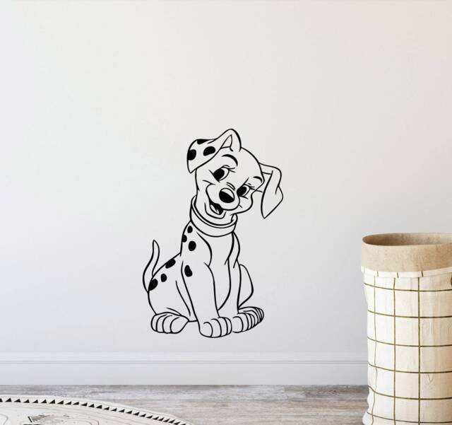 Dalmatian Dog Wall Decal Vinyl Sticker Kids Room Poster Bedroom Playroom Decor Children Nursery Art Print Sign Mural X99 - image 1