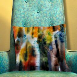 Home Decor Pillow Cover, Autumn Art, Christmas Gift, Orange Fall Pillows, Lake House Pillow, Gift For Mom, Cover - thumbnail 2