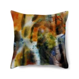 Home Decor Pillow Cover, Autumn Art, Christmas Gift, Orange Fall Pillows, Lake House Pillow, Gift For Mom, Cover