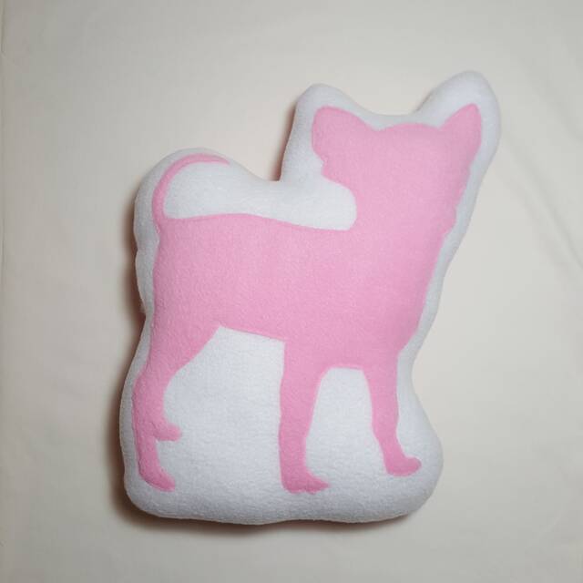 Silhouette Chihuahua Dog Pillow From The Collection Decorative - image 1