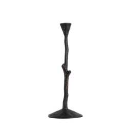 Antique Bronze Candle Holder Modern Aluminum Centerpiece - Set Of 3 - thumbnail 4