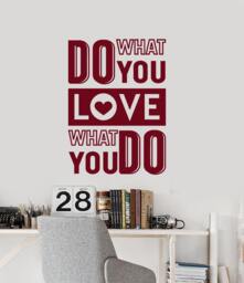 Wall Vinyl Decal Office Space Inspirational Words Motivational Quotes Modern Home Or Decor - #1205Dz - thumbnail 1