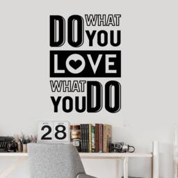 Wall Vinyl Decal Office Space Inspirational Words Motivational Quotes Modern Home Or Decor - #1205Dz - thumbnail 2