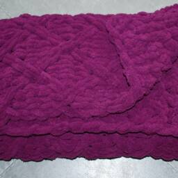Plush Baby Blanket Velvet Plaid Yarn Shower Gift Micro-Polyester Knitted - thumbnail 4