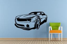 Sports Car Racing Concept Vehicle Wall Decal Vinyl Sticker Mural Room Decor L1529 - thumbnail 1