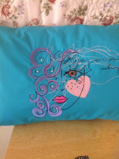 Pretty Lady Pillow