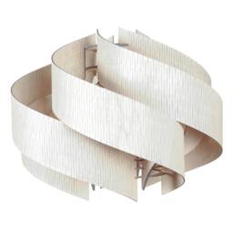 Wood Pendant Light - Modern Birch Plywood Chandelier The Secret - thumbnail 3