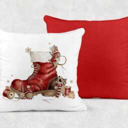 Personalised Christmas Christ-Mouse Boot Cushion, Ideal Xmas Gift Or Present - thumbnail 4
