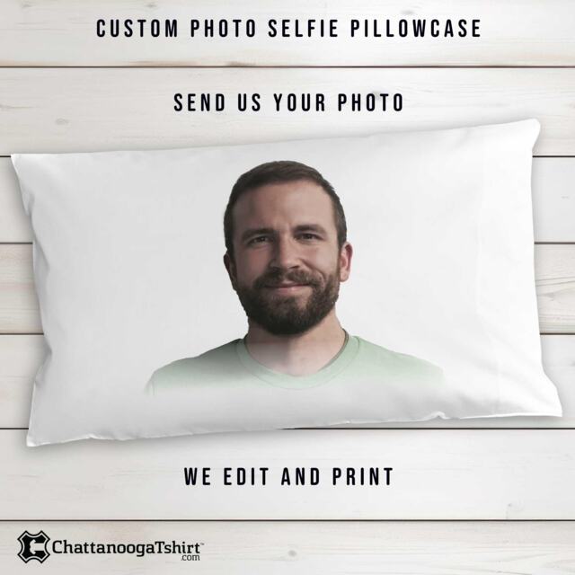 Custom Photo Pillowcase Personalized Face Gift, 100% Cotton Pillowcase, Funny Novelty 2025 - image 1