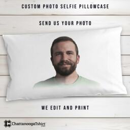 Custom Photo Pillowcase Personalized Face Gift, 100% Cotton Pillowcase, Funny Novelty 2025 - thumbnail 1