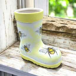 Wellington Planter, Bee Wellie Planters, Succulent Indoor Planters & Pots, Gifts, Gift For Mum, Plant Pots - thumbnail 2
