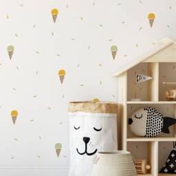 Ice Cream & Sprinkles Wall Decals Baby Nursery Decor - thumbnail 3
