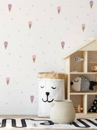 Ice Cream & Sprinkles Wall Decals Baby Nursery Decor - thumbnail 1