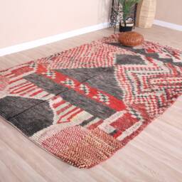 Vintage Boujaad Rug, Authentic Moroccan Rug 5x8 Ft - thumbnail 3