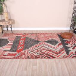 Vintage Boujaad Rug, Authentic Moroccan Rug 5x8 Ft - thumbnail 2