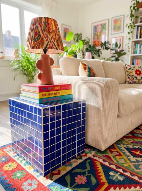 Tiled Side Table, Box M - image 1