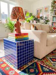 Tiled Side Table, Box M - thumbnail 1