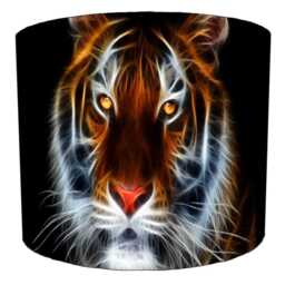 Tiger Drum Lampshade For Ceiling Light Pendants Or Table Lamp Bases - thumbnail 4