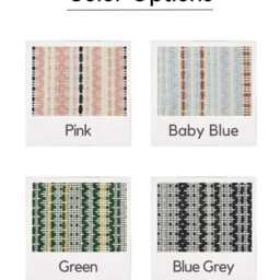 Fieldo Jacquard Curtain, 4 Colors, Striped Boho Textured Curtain Panel, Custom For Livingroom & Bedroom, 1Pc - thumbnail 2