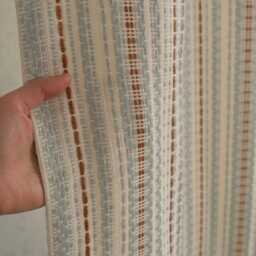 Fieldo Jacquard Curtain, 4 Colors, Striped Boho Textured Curtain Panel, Custom For Livingroom & Bedroom, 1Pc - thumbnail 3