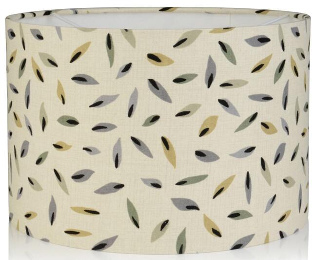 New Fallen Leaf Design Lampshade Grey & Gold, Ceiling Light /Table Lamp Shade - image 1