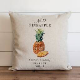 Pineapple Pillow Cover - 18 X 20 Botanical Floral Herbs Spring Home Decor Summer Throw Garden - thumbnail 1