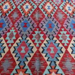 7x10 Ft Chubi New Afghan Kilim Rug, Flatweave Maimana Tribal Turkmen Oriental Rug, Vintage Rug For Bedroom, Livingroom Carpet - thumbnail 3