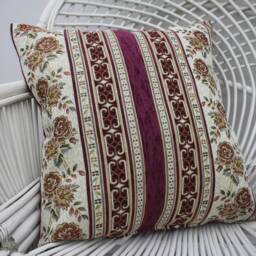 Throw Pillow, Kilim Pillows, Pillow Cases, 20x20 Purple Cover, Both Sided Floral Cushion, Coastal 7 - thumbnail 3