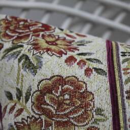 Throw Pillow, Kilim Pillows, Pillow Cases, 20x20 Purple Cover, Both Sided Floral Cushion, Coastal 7 - thumbnail 2