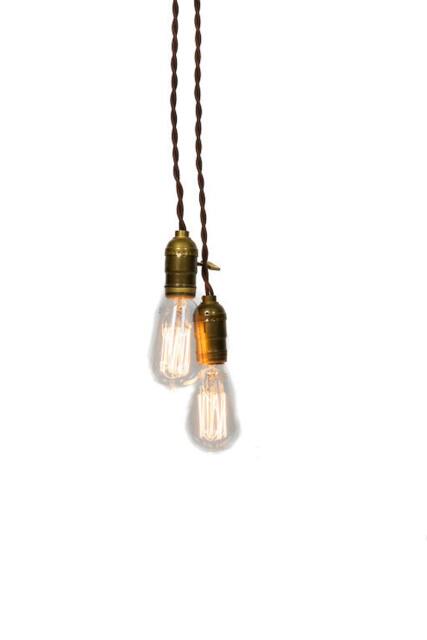 Simply Modern Vintage Double Pendant Light - image 1