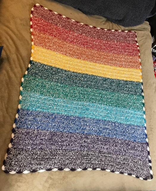 Made To Order Rainbow Lap Blankets - image 1