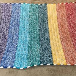 Made To Order Rainbow Lap Blankets - thumbnail 3
