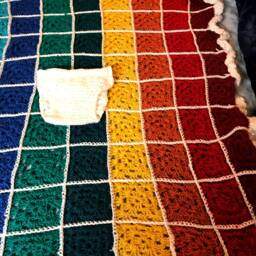 Made To Order Rainbow Lap Blankets - thumbnail 4