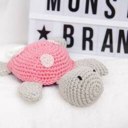 Crocheted Musical Box Turtle - thumbnail 2