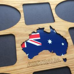 Australia Vacation Picture Frame - 11x14 Holds 8 Photos Kangaroo Island, Great Barrier Reef, Sydney Opera House Travel Decor - thumbnail 2