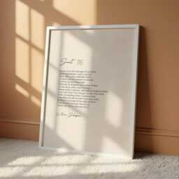 Sonnet 116 Shakespeare Print - Let Me Not To The Marriage Wedding Poetry Wall Art Literary Typography Gift - thumbnail 1