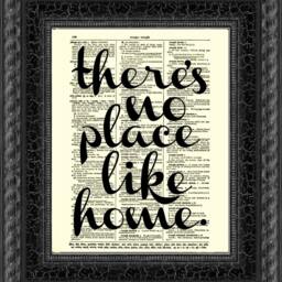 "Wizard Of Oz Quote Art Print Antique Dictionary Page, ""There's No Place Like Home" - thumbnail 3