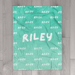 Personalized Big Name Blanket For Baby/Kids/Youth/Adult, Birthday Gift, Baby Single Sided Printing , Christmas Gift - thumbnail 2