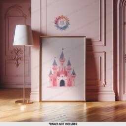Girls Princess Prints - Set Of 3 Posters - Kids Print Room Wall Art Bedroom Nursery Decor Playroom Artwork Baby Gifts - thumbnail 3