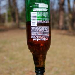 Hummingbird Feeder From Beer Bottle Heineken - thumbnail 3