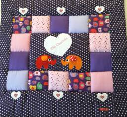 Baby Blanket, Quilt, Patchwork Crawling Children's Blanket Elephant Available Now Changes Without Extra Charge