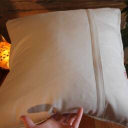 Vintage Kilim Cushion Cover - Handwoven Hemp/Wool, 20 Inch - thumbnail 4