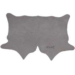 Black & White Cowhide Rug Modern Hair-On Leather Accent - 41x50 Inches - thumbnail 3